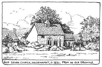 Saxon Church - Holdenhurst Village